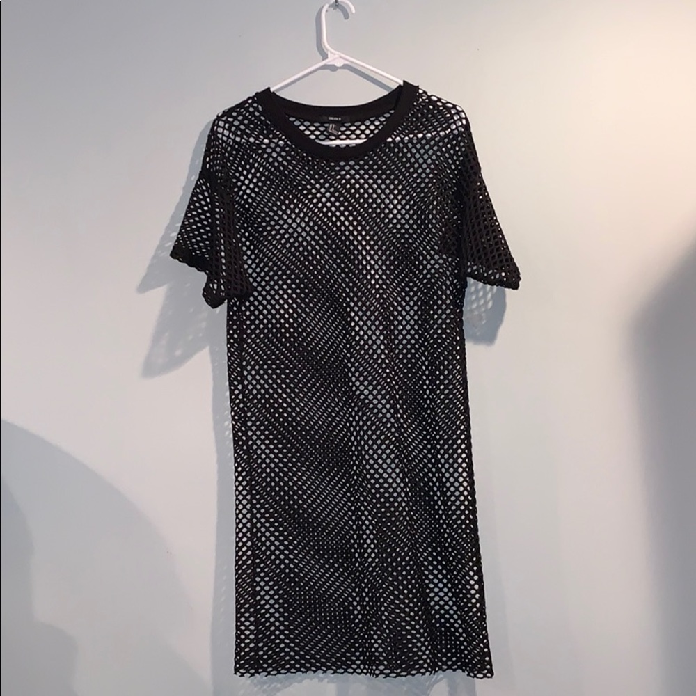 Long Mesh Top (Size Sm)